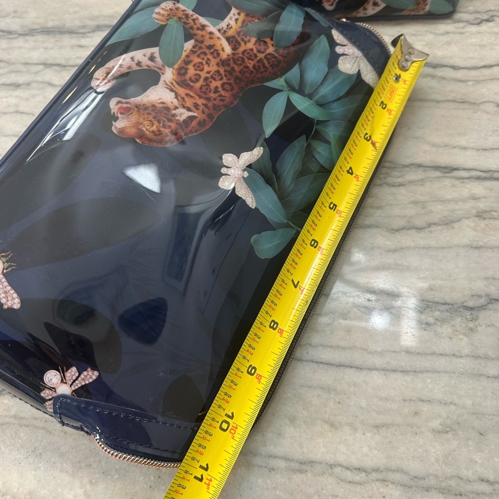Ted Baker London Black and Green Cosmetic Bags - Picture 7 of 16